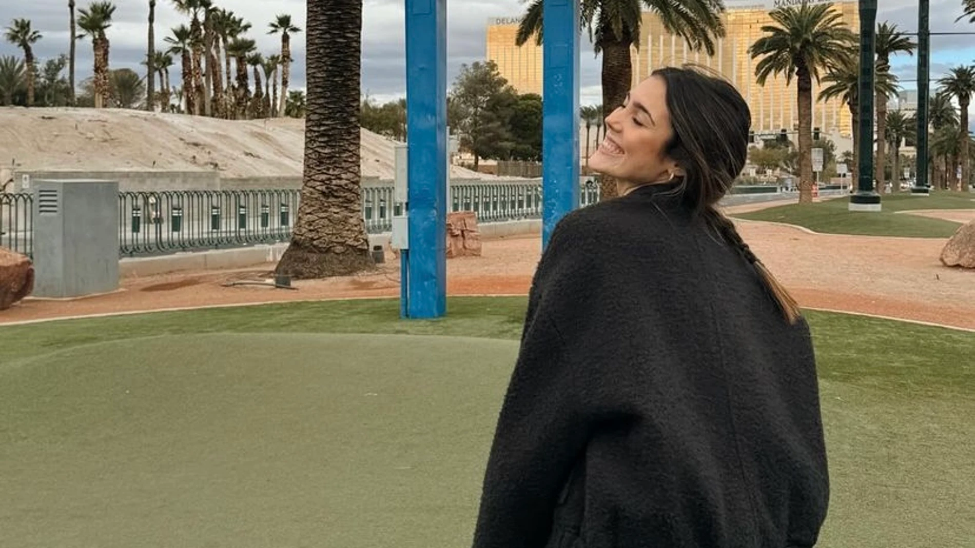 Anna Padilla con bomber viral de Zara.