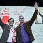 Salvador Illa y Pedro Sánchez