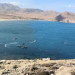 Hace unos días, varias narcolanchas volvieron a refugiarse del temporal en paradisíacas playas de Almería