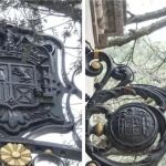 Escudos franquista en El Pardo