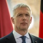 El ministro de Exteriores de Letonia Krisjanis Karins 