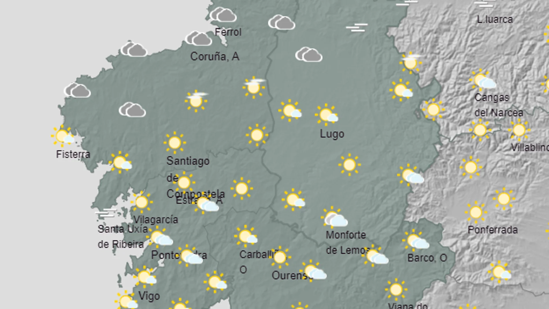 La actual semana arranca con un aumento en la inestabilidad atmosférica y con cielos nublados y nieblas.