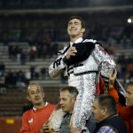 Último festejo de la Feria de Fallas, con toros de Montalvo para El Fandi, Paco Ureña y Emilio de Justo