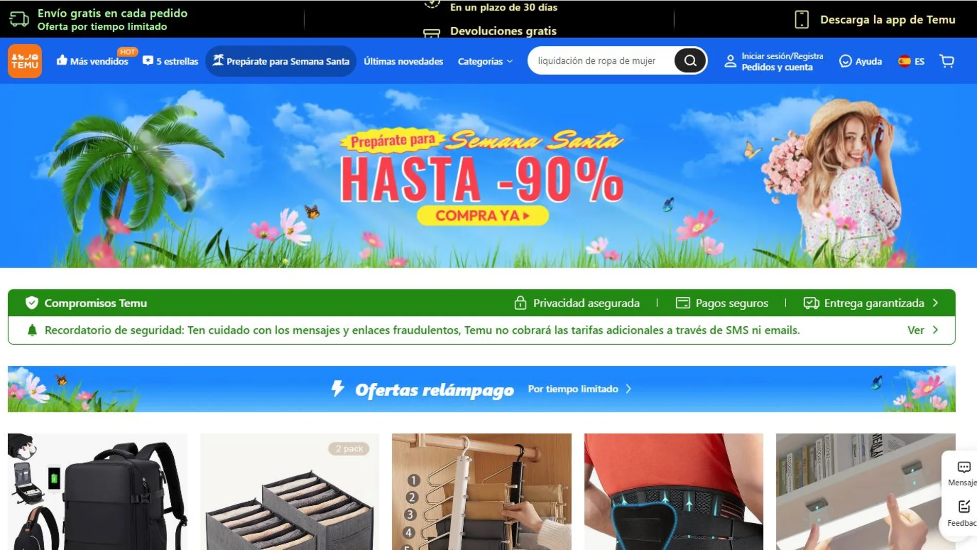 Temu ofertas