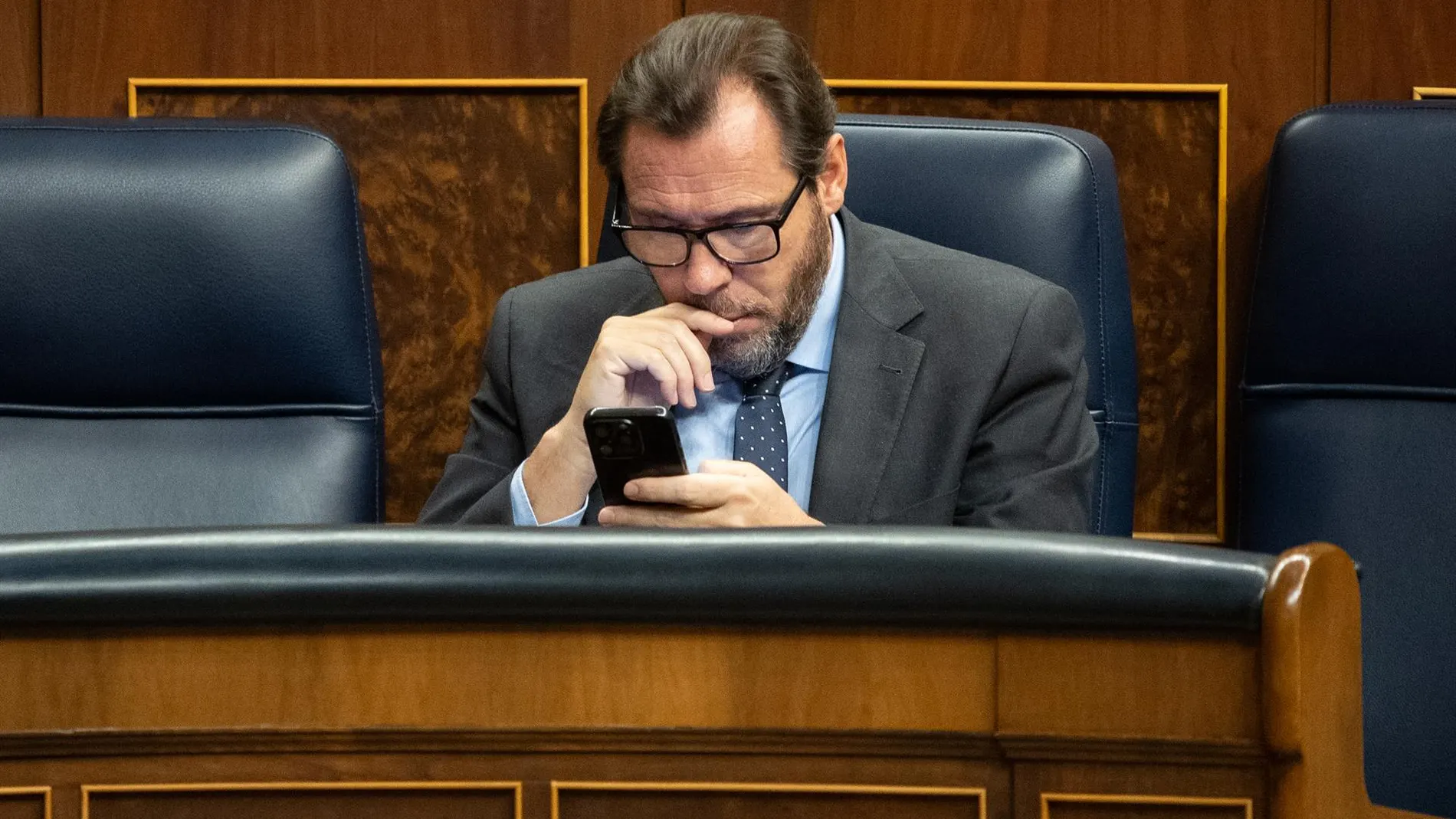 Óscar Puente en el Pleno del Congreso