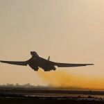 Un bombardero estratégico ruso T-160