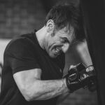 Macron, practicando boxeo, ha sido comparado con Robert De Niro en "Toro Salvaje"