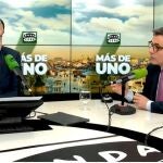 El ministro de Presidencia, Félix Bolaños, durante su entrevista con Carlos Alsina en Onda Cero