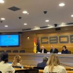 El consejero de Digitalización, Miguel López-Valverde, en la sede de CEIM.