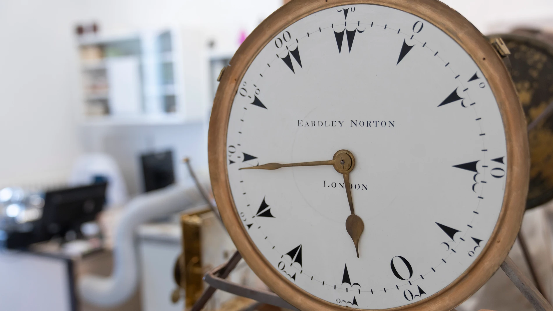 Esfera turca del reloj que fabricó Eardley Norton, en Londres, a finales del siglo XVIII
