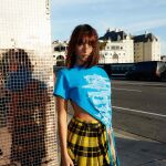 Aitana con un look de lo más moderno.