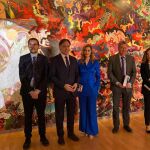 La viceconsejera Mar Sancho y el alcalde Carlos García Carbayo presentan la exposición