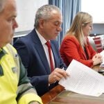 El delegado del Gobierno en Castilla y León, Nicanor Sen, presenta la Operación Especial de Tráfico de Semana Santa
