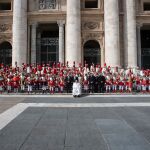 Los Armaos de Bolaños Calatrava se fotografiaron junto al Papa Francisco