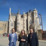 La vicesecretaria de Sanidad y Educación del PP, Ester Muñoz, en Astorga.