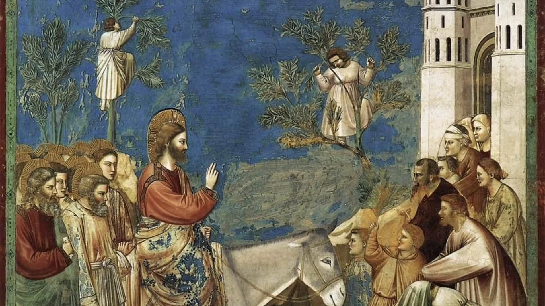 Fresco de la Capilla Scrovegni en Padua, Italia.