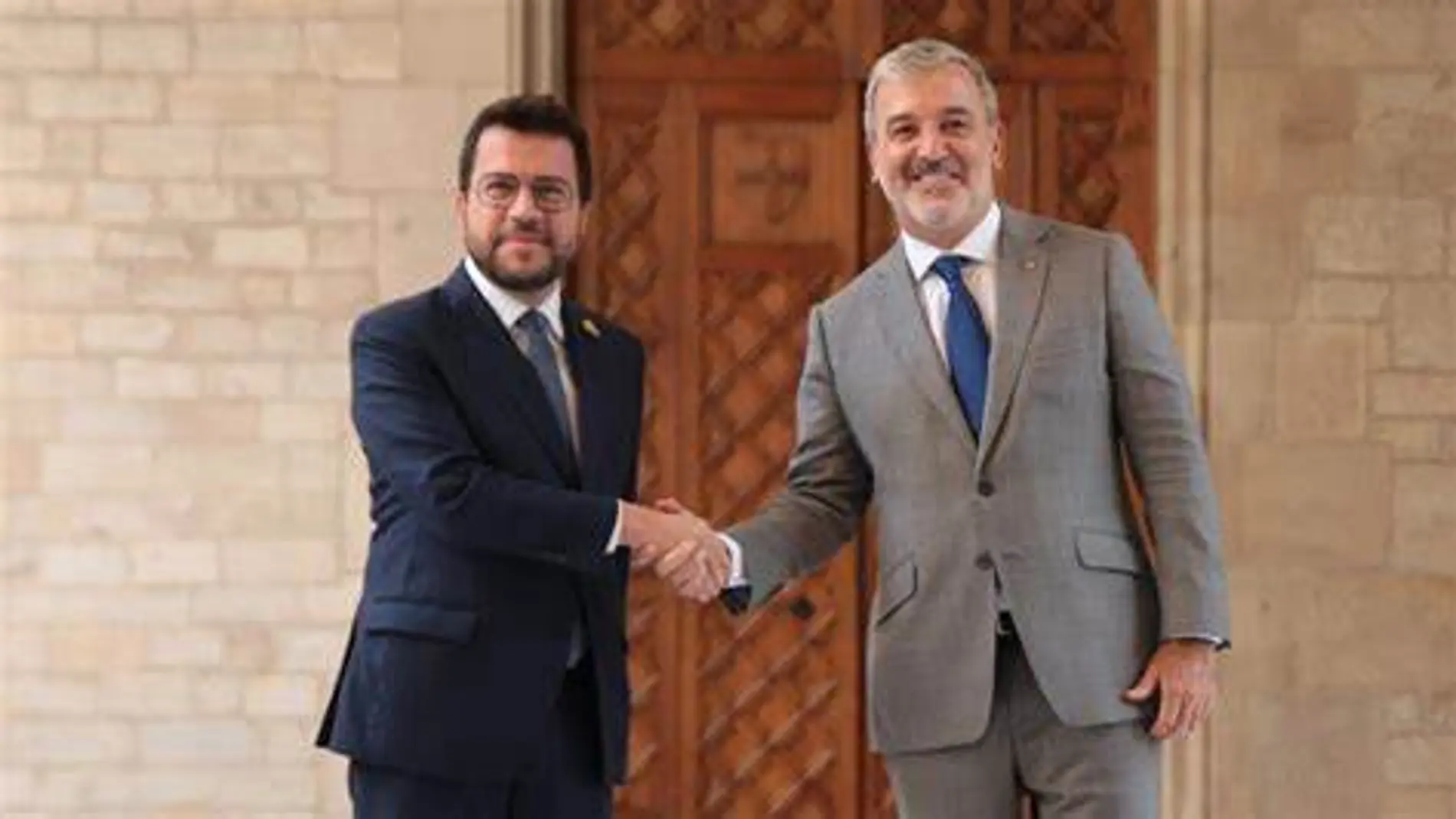 Pere Aragonès y Jaume Collboni