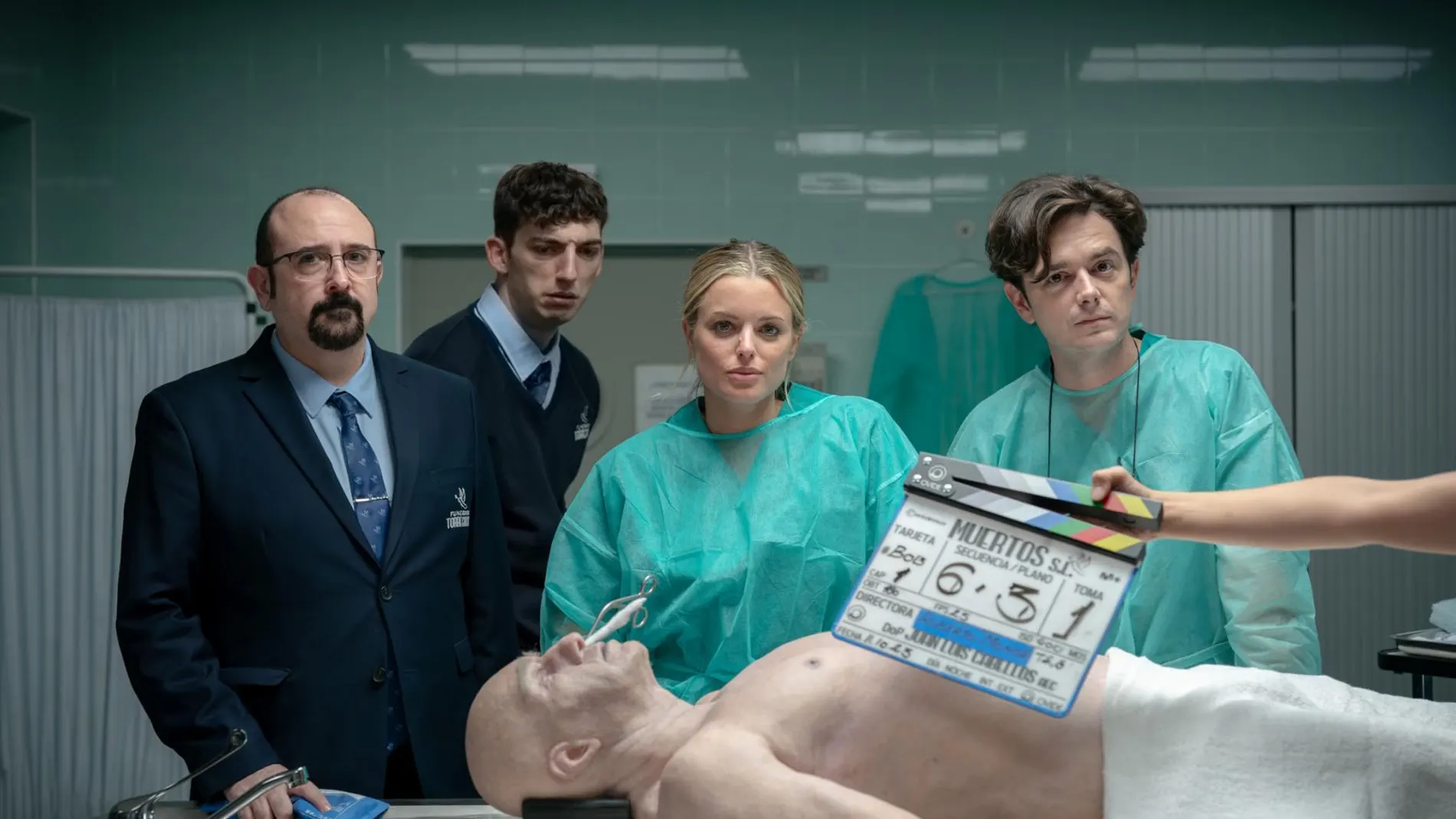 Adriana Torrebejano y Carlos Areces protagonizan Muertos S.L., la nueva comedia negra de los hermanos Caballero