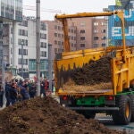Farmers protest in Brussels during EU Agriculture and Fisheries Council meeting