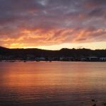 Atardecer en Hondarribia