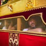 Costaleros en la Procesión de La Borriquita. 