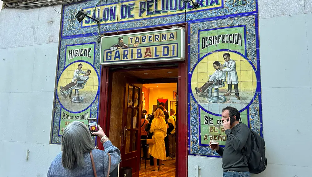 Taberna Garibaldi, propiedad del ex vicepresidente del Gobierno español, Pablo Iglesias.