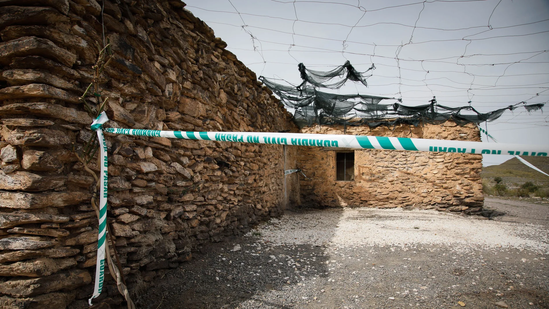Cortijo de Las Alcubillas,en Alboloduy (Almería), donde se produjo un crimen vicario.