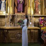 Georgina Rodríguez en la Semana Santa de Madrid.