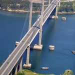 Puente de Rande en la AP-9.