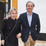 Eugenia Martínez de Irujo y Narcís Rebollo disfrutan de la Semana Santa en Sevilla.