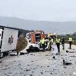 Carretera CL-101 donde se ha producido el siniestros