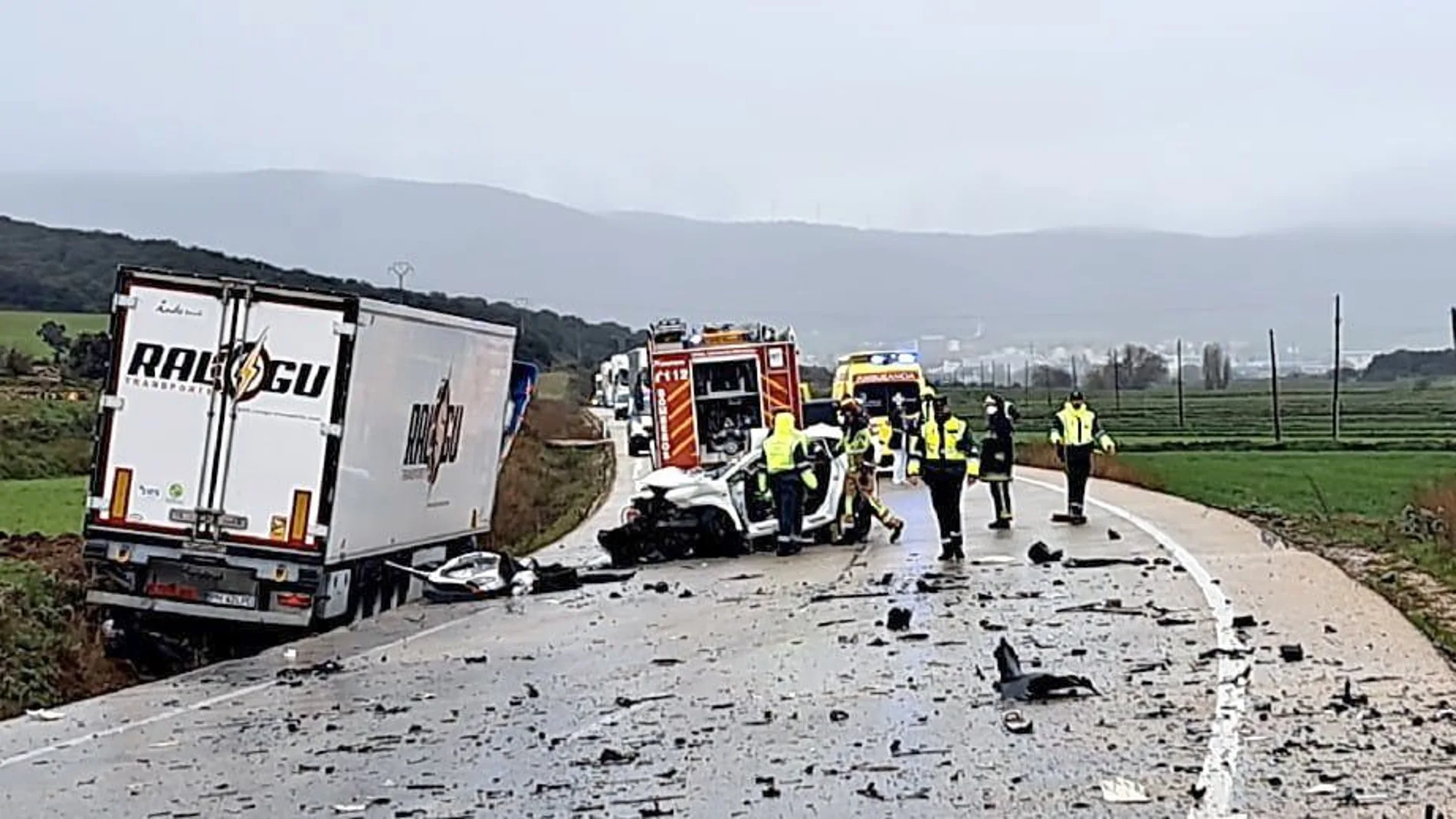Carretera CL-101 donde se ha producido el siniestros