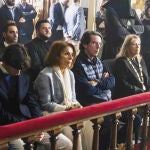 José María Aznar y su familia en la iglesia de la Encarnación de Marbella