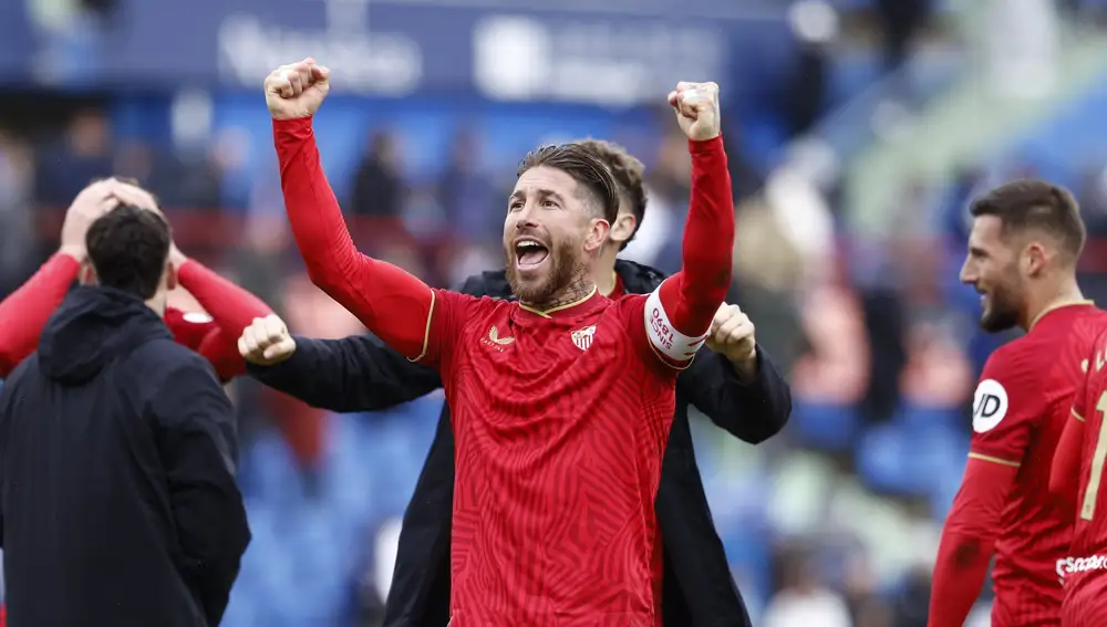 Getafe, 0-Sevilla, 1. Sergio Ramos y Nyland le dan de su medicina a Bordalás