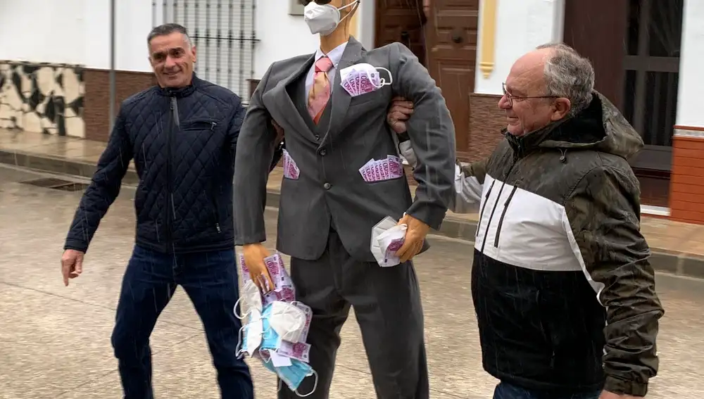El muñeco quemado