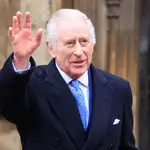 Britain's King Charles and Queen Camilla attend Easter service