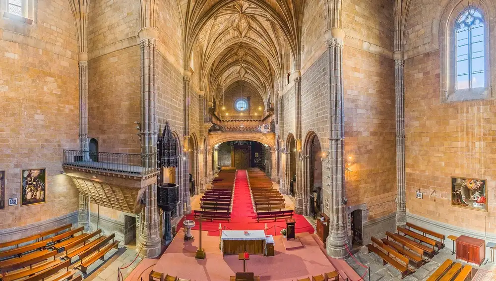 Interior de la iglesia del Monasterio
