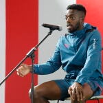 Iñaki Williams en el Media Day del Athletic de Bilbao