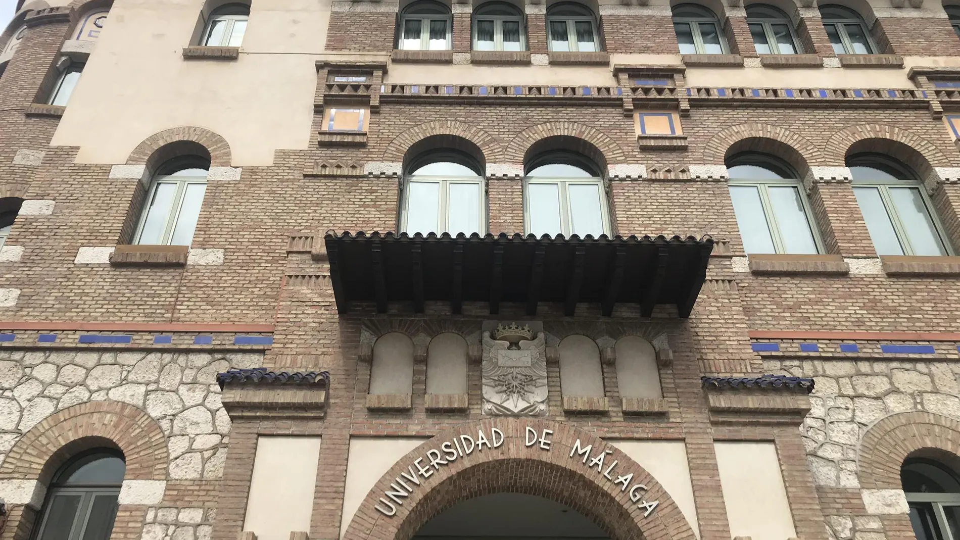 Fachada del rectorado de la Universidad de Málaga