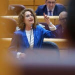 Maria Jesus Montero en el Pleno del Senado. 