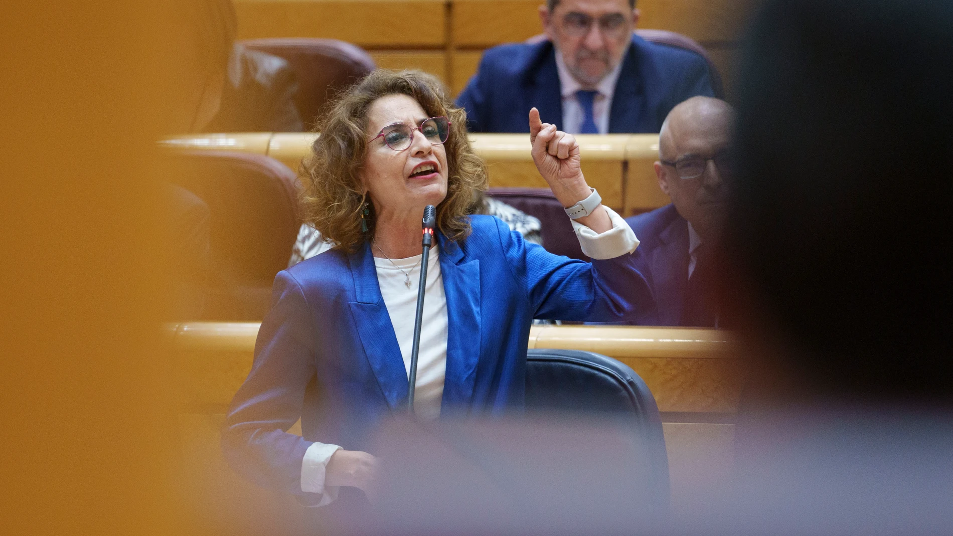 Maria Jesus Montero en el Pleno del Senado.