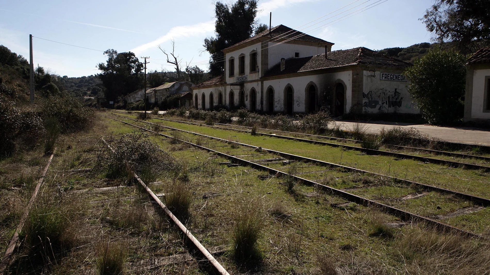 Estación de La Fregeneda, en Salamanca