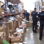 Material incautado a la organización en pabellones de Hernani y de Bidart
