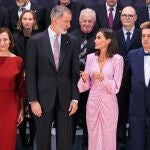 Los Reyes en la entrega de las Medallas de Oro al Mérito en las Bellas Artes 