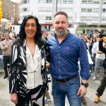 El presidente de Vox, Santiago Abascal, acude a Vitoria para arropar a la candidata a lehendakari y única parlamentaria vasca de esta formación, Amaia Martínez.