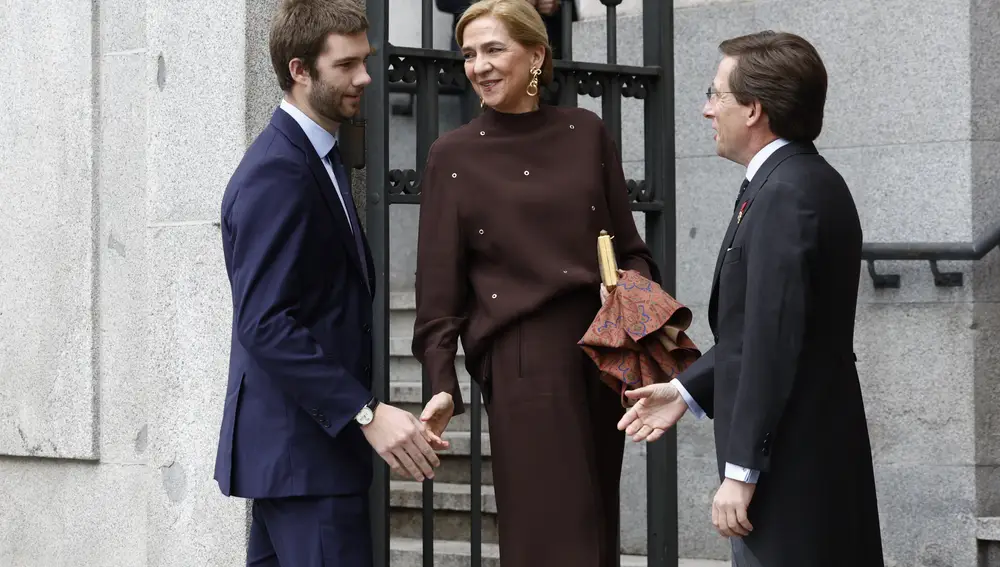 La infanta Cristina, Juan Urdangarin y José Luis Martínez-Almeida