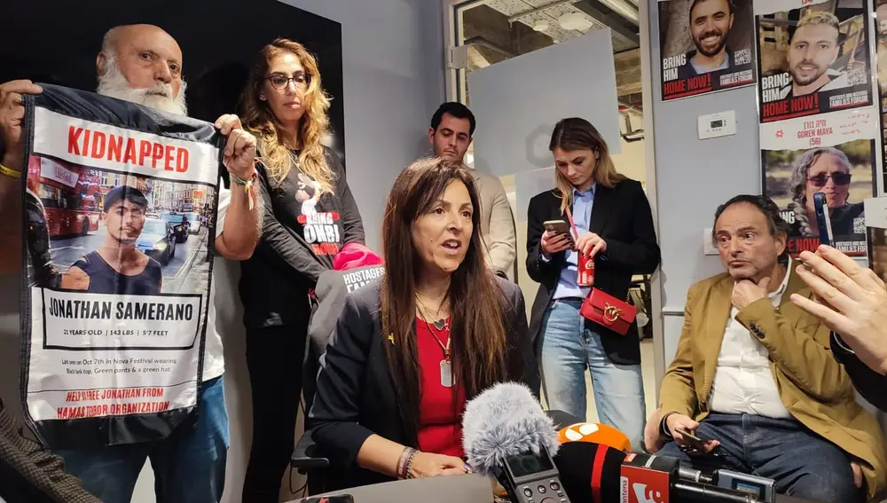 Ayelet Samerano, la madre de Yonatan Samerano, un joven de 21 años asesinado en el atentado terrorista de Hamás del 7 de octubre