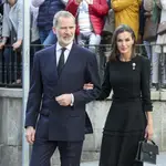 Don Felipe y Doña Letizia en el funeral de Fernando Gómez-Acebo