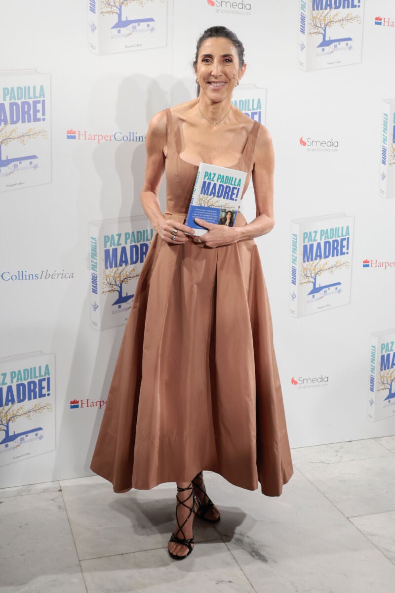 Paz Padilla en la presentación de su libro.
