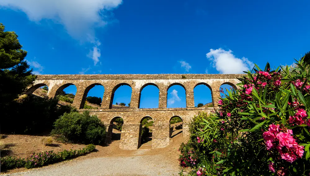 El acueducto en Almuñécar